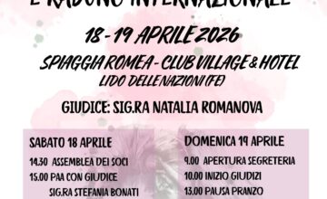 XXXIX CAMPIONATO SOCIALE E RADUNO INTERNAZIONALE