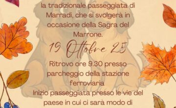 TRADIZIONALE PASSEGGIATA A MARRADI (FI)